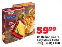 OK Foods Dr. Oetker Nice 'n Easy Meals Asstd. offer
