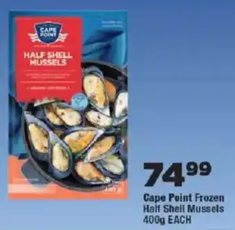 OK Foods Cape Point Frozen Half Shell Mussels offer