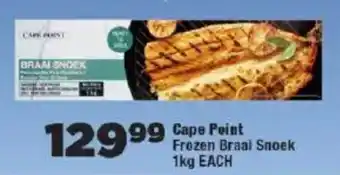 OK Foods Cape Point Frozen Braai Snoek offer