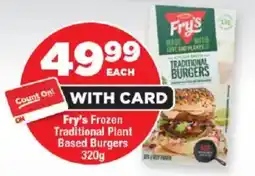 OK Foods Fry's Frozen Traditional Plant Based Burgers offer