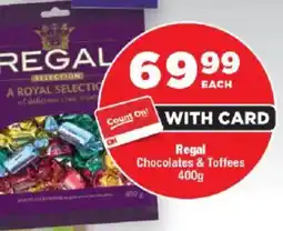OK Foods Regal Chocolates & Toffees offer