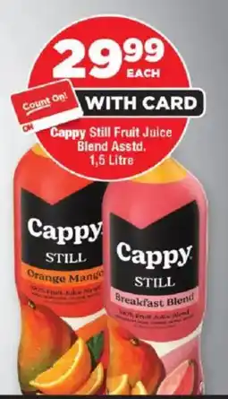 OK Foods Cappy Still Fruit Juice Blend Asstd. offer