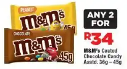 OK Foods M&M's Coated Chocolate Candy Asstd. offer