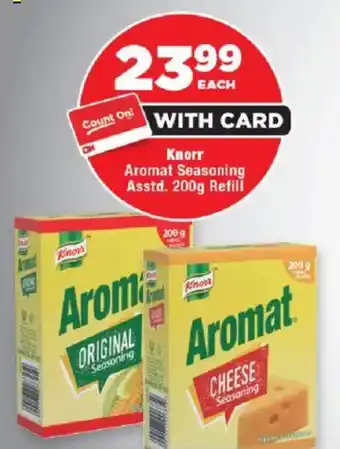 OK Foods Knorr Aromat Seasoning Asstd. Refill offer