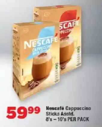 OK Foods Nescafé Cappuccino Sticks Asstd. offer