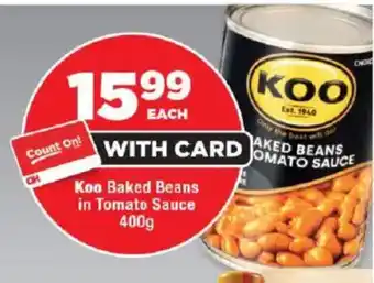 OK Foods Koo Baked Beans in Tomato Sauce offer