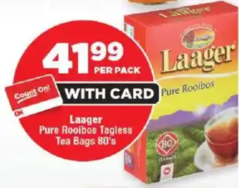 OK Foods Laager Pure Rooibos Tagless Tea Bags offer