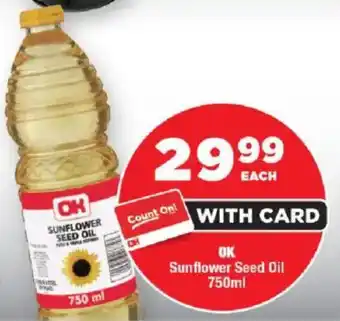 OK Foods OK Sunflower Seed Oil offer