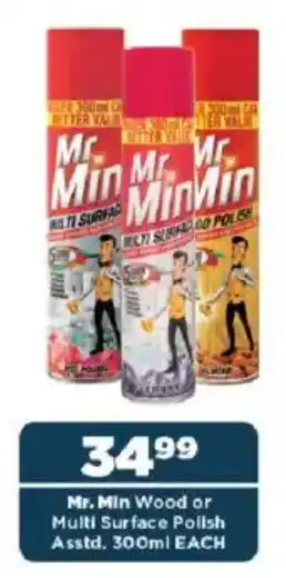 OK Foods Mr. Min Wood or Multi Surface Polish Asstd. offer