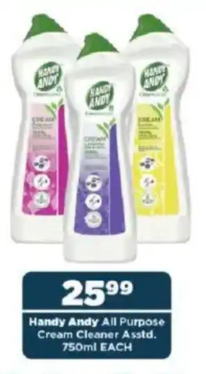 OK Foods Handy Andy All Purpose Cream Cleaner Asstd. offer