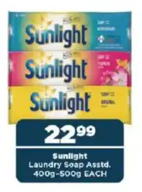 OK Foods Sunlight Laundry Soap Asstd. offer