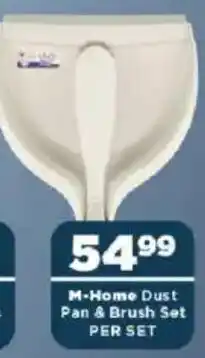 OK Foods M-Home Dust Pan & Brush Set offer