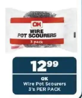 OK Foods OK Wire Pot Scourers offer