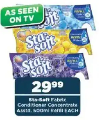 OK Foods Sta-Soft Fabric Conditioner Concentrate Asstd. Refill offer