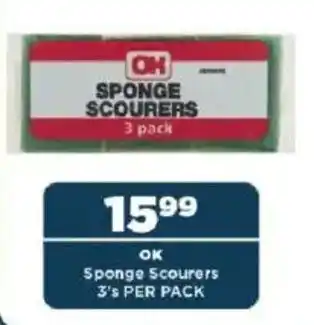 OK Foods OK Sponge Scourers offer