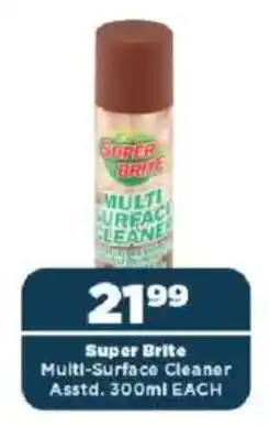 OK Foods Super Brite Multi-Surface Cleaner Asstd. offer