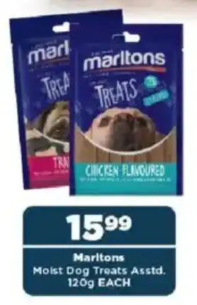 OK Foods Marltons Moist Dog Treats Asstd. offer