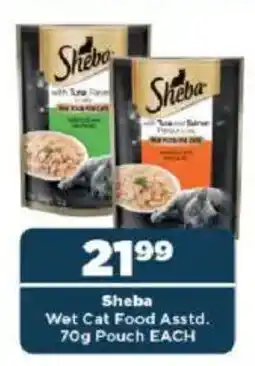 OK Foods Sheba Wet Cat Food Asstd. Pouch offer