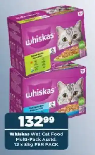 OK Foods Whiskas Wet Cat Food Multi-Pack Asstd. offer