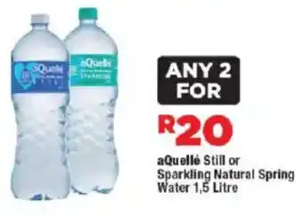 OK Foods aQuelle Still or Sparkling Natural Spring Water offer