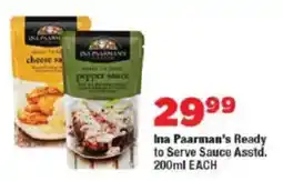 OK Foods Ina Paarman's Ready to Serve Sauce Asstd. offer