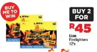 OK Foods Lion Firelighters offer