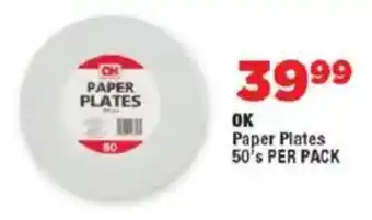 OK Foods OK Paper Plates offer