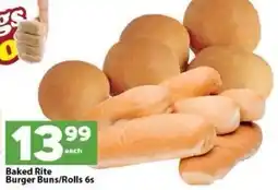 Check Save Baked Rite Burger Buns/ Rolls offer