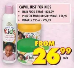 Shoprite Caivil just for kids offer