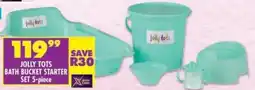 Shoprite Jolly tots bath bucket starter offer