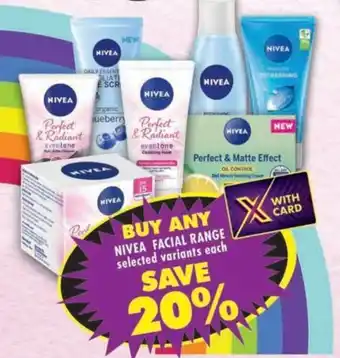 Shoprite Nivea facial range offer
