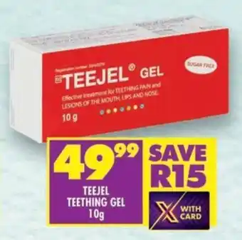 Shoprite Teejel teething gel offer