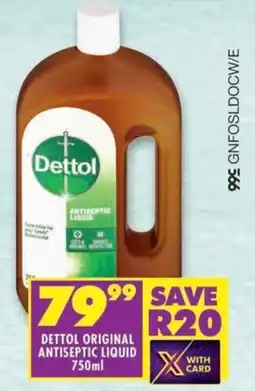 Shoprite Dettol original antiseptic liquid offer