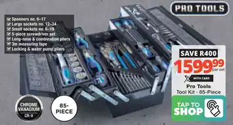 Checkers Hyper Pro Tools Tool Kit offer