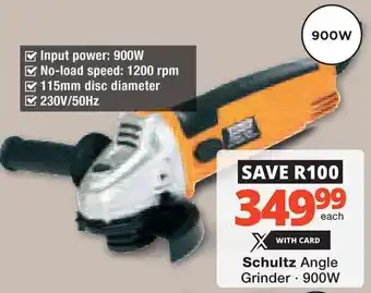 Checkers Hyper Schultz Angle Grinder offer