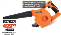Checkers Hyper Schultz Cordless Blower offer