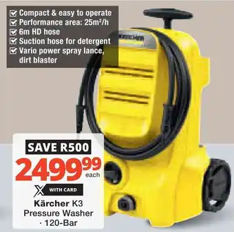 Checkers Hyper Kärcher K3 Pressure Washer offer