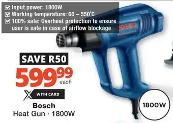 Checkers Hyper Bosch Heat Gun offer