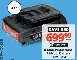 Checkers Hyper Bosch Professional Lithium Battery offer