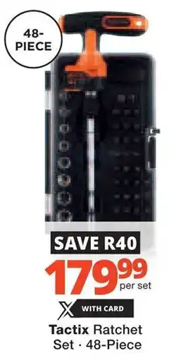 Checkers Hyper Tactix Ratchet Set offer