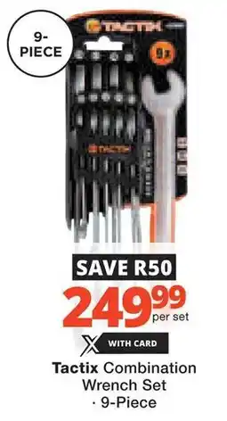 Checkers Hyper Tactix Combination Wrench Set offer