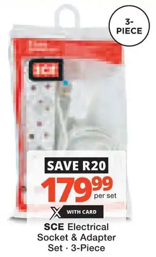Checkers Hyper SCE Electrical Socket & Adapter Set offer