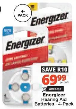 Checkers Hyper Energizer Hearing Aid Batteries offer