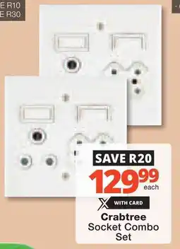 Checkers Hyper Crabtree Socket Combo Set offer