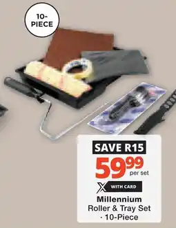 Checkers Hyper Millennium Roller & Tray Set offer