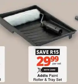 Checkers Hyper Addis Paint Roller & Tray Set offer