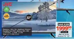 Checkers Hyper JVC 32" 4K QLED Android TV offer