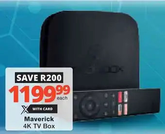 Checkers Hyper Maverick 4K TV Box offer