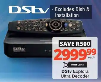 Checkers Hyper DStv Explora Ultra Decoder offer