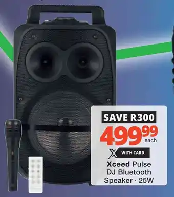 Checkers Hyper Xceed Pulse DJ Bluetooth Speaker offer